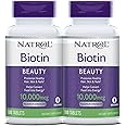 Natrol Biotin Beauty Tablets Promotes Healthy Hair Skin and Nails Helps Support Energy Metabolism Helps Convert Food Into Ene