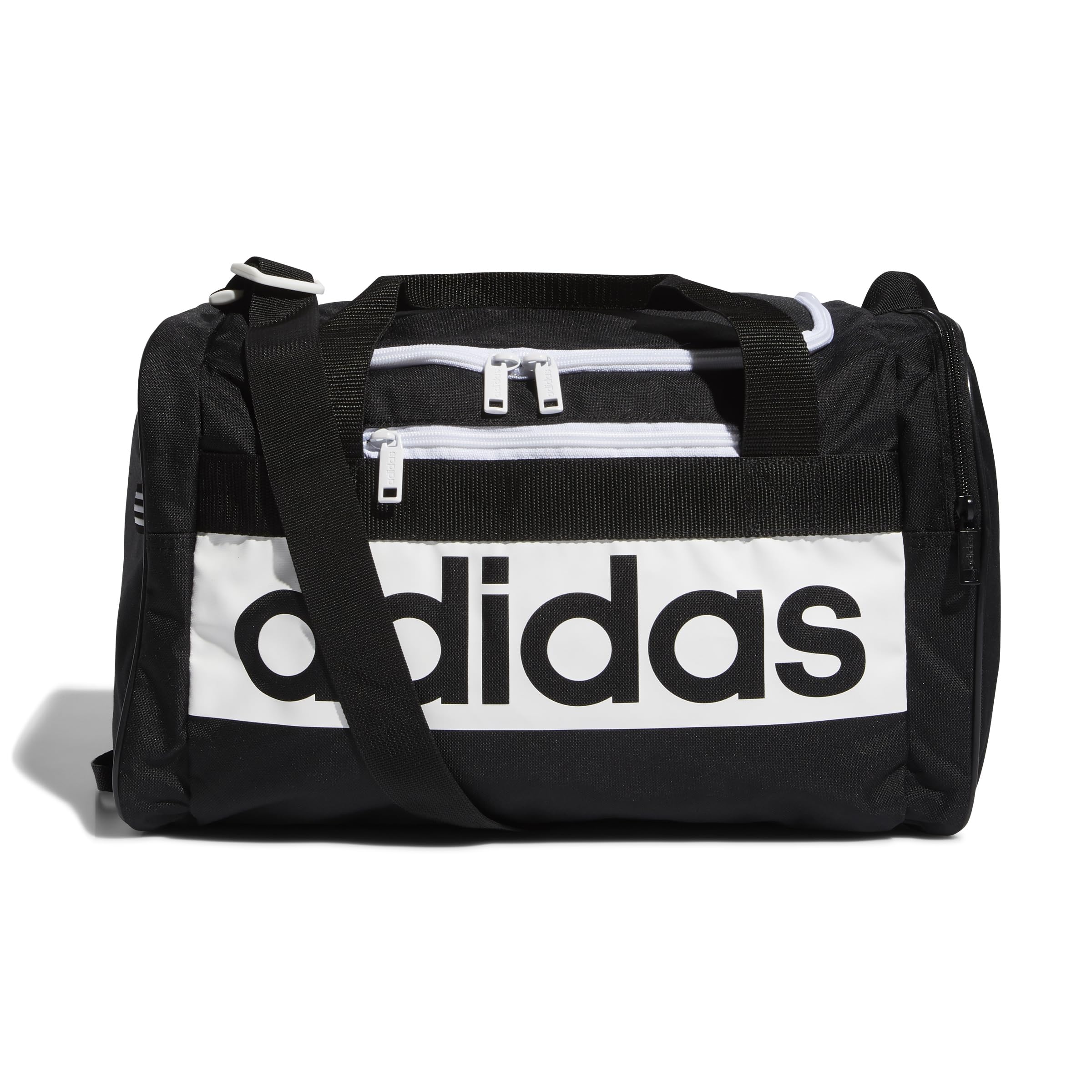 adidas Unisex Court Lite Duffel Bag, Black/White, ONE Size