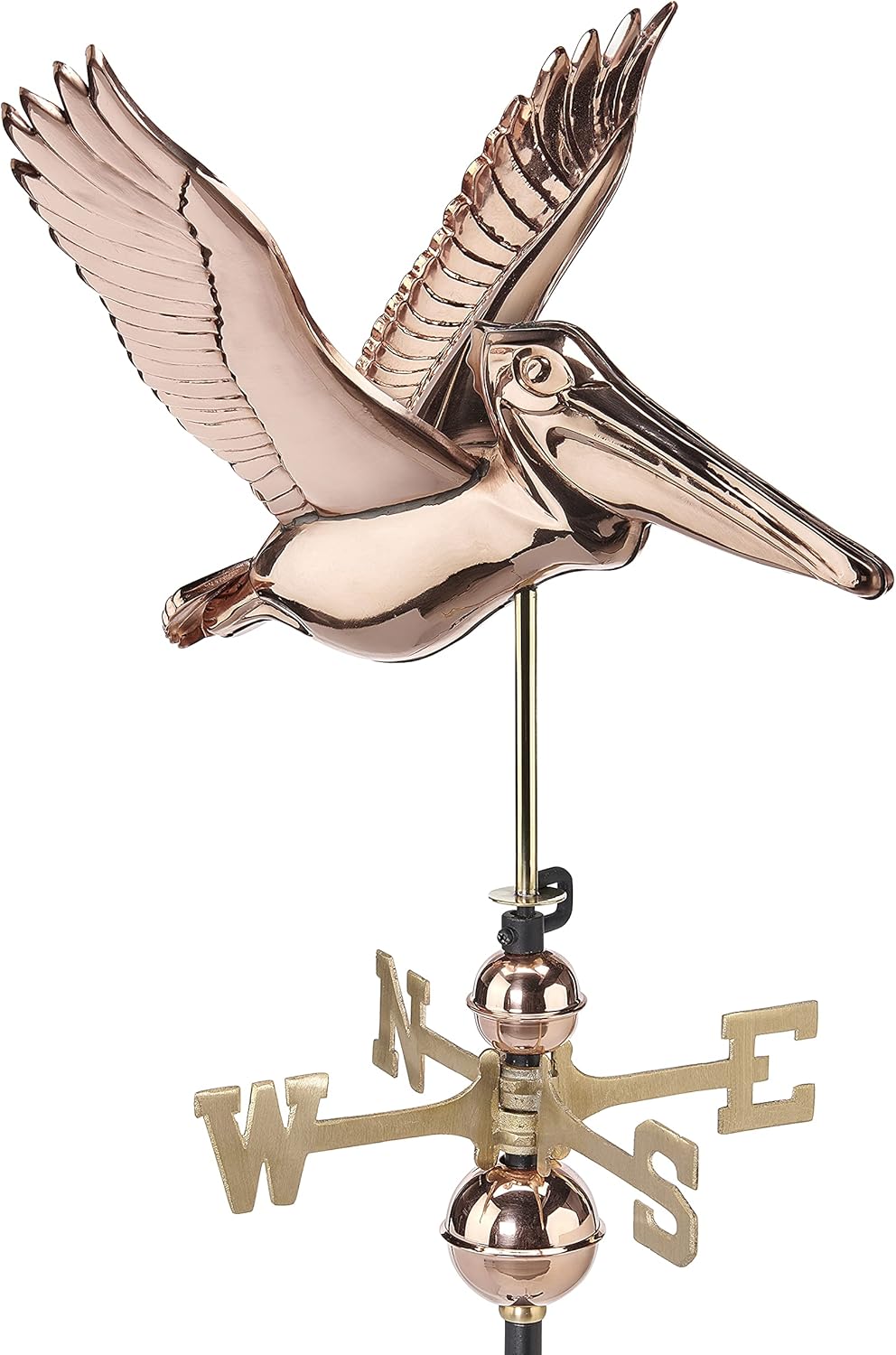 Weathervanes - Pelican Weathervane 1909P - Pure Copper by Good Directions