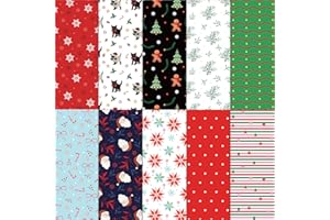 LOADSFUN 100 Sheets Christmas Tissue Paper, 19.7" x 13.8" Christmas Tissue Paper for Gift Bags 10 Assorted Designs Tissue Paper Gift Wrap Xmas Holiday Decor DIY Crafts (Cat, Santa)