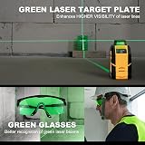 Prexiso Laser Level with Tripod 30 m Green Cross Line Self Leveling view 7