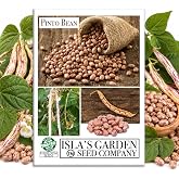 Pinto Bean Seeds (Phaseolus vulgaris) &ndash; 30+ Non-GMO Heirloom Seeds by Isla&rsquo;s Garden Seeds, Nutritious &amp; Flavorful Variety, Fun for kids to grow, Classic type, aka: Borlotti, Roman, or Cranberry Beans