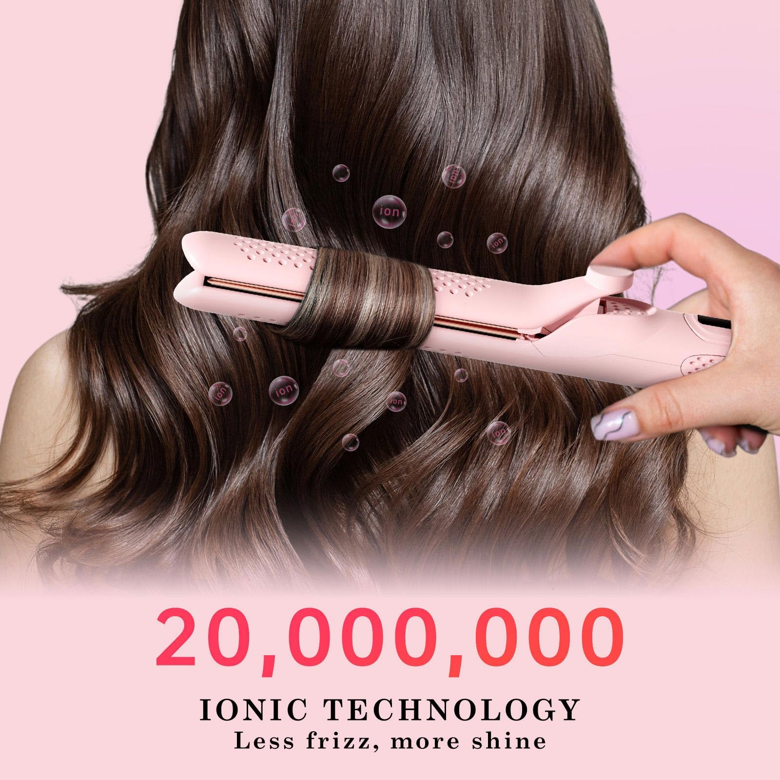 Travel Hair Straightener Curler 2-in-1: 1.25