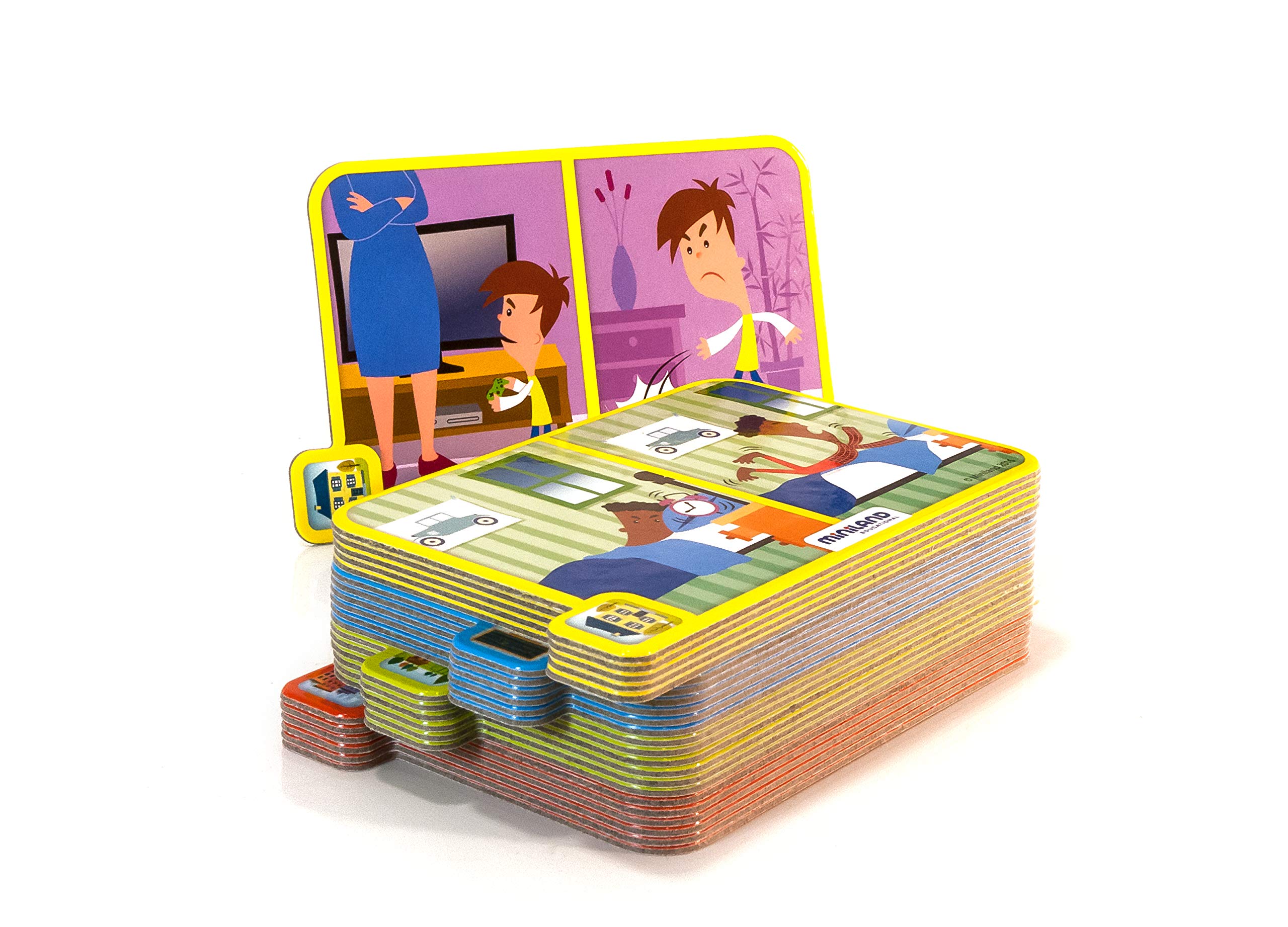 Miniland Emotions Detective - Learning, Playset for Kids, SEL, Mistery Game, Explore