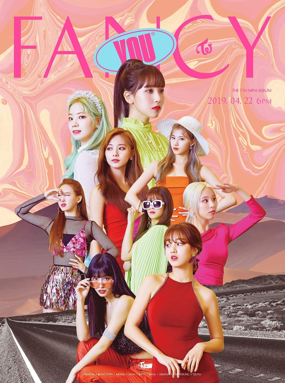 Jyp Twice Fancy You B Ver 7th Mini Album Cd Photobook 5 Photocards Sticker Folded Poster B Ver Extra Photocard Buy Online In Guernsey At Guernsey Desertcart Com Productid