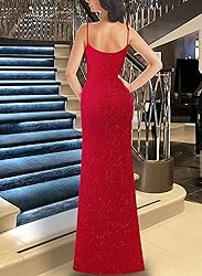 VFSHOW Womens 2024 Sexy Formal Prom Ruched Hight