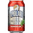 POLAR BEVERAGES Cranberry Lime Seltzer, 12 FZ