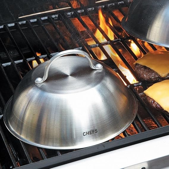CHEFS Stainless Steel Cheese Melting Dome. Small, 9" Amazon.co.uk