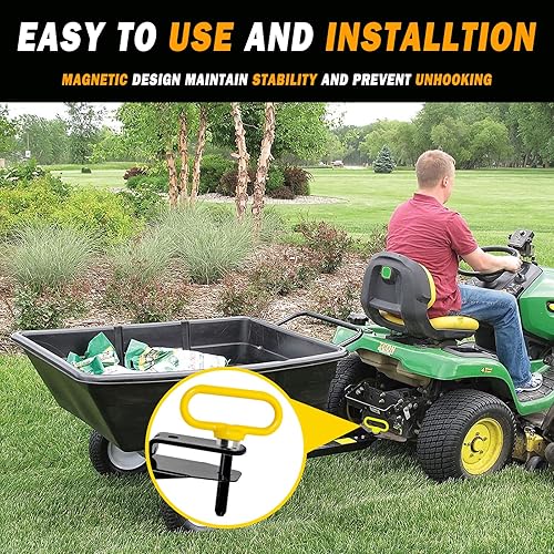 EilxMag Towing Hitch Set, Universal Heavy Duty Zero Turn Mower