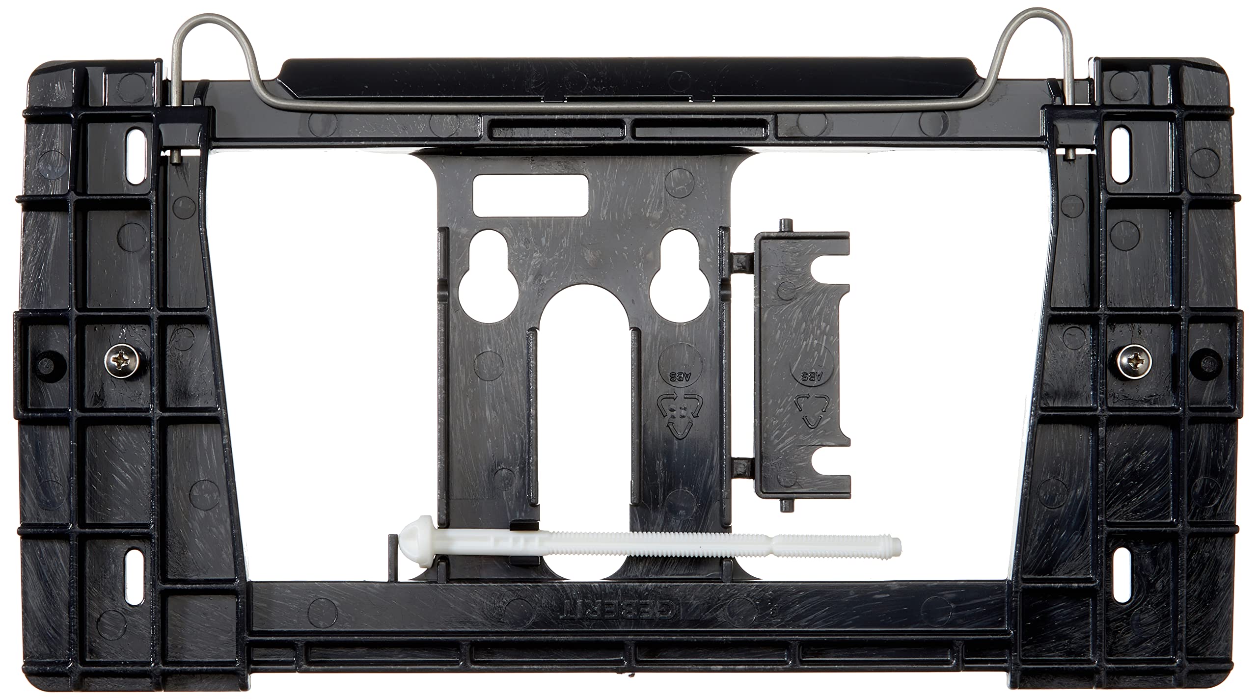 Geberit Twinline replacement tank, with two-quantity rinse suitable for Twinline plates 30 cm, Black