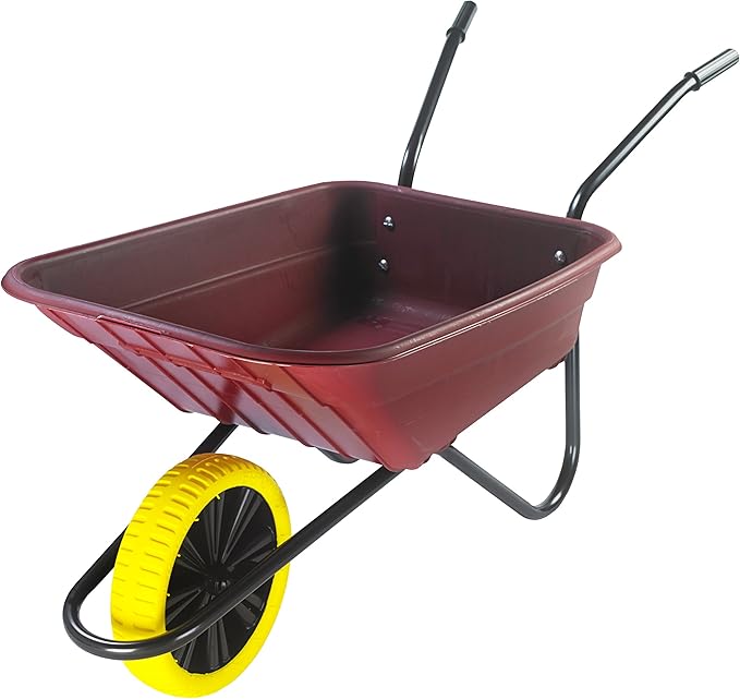 Walsall Wheelbarrows 90Ltr Shire Plastic Green Wheelbarrow Barrow in a