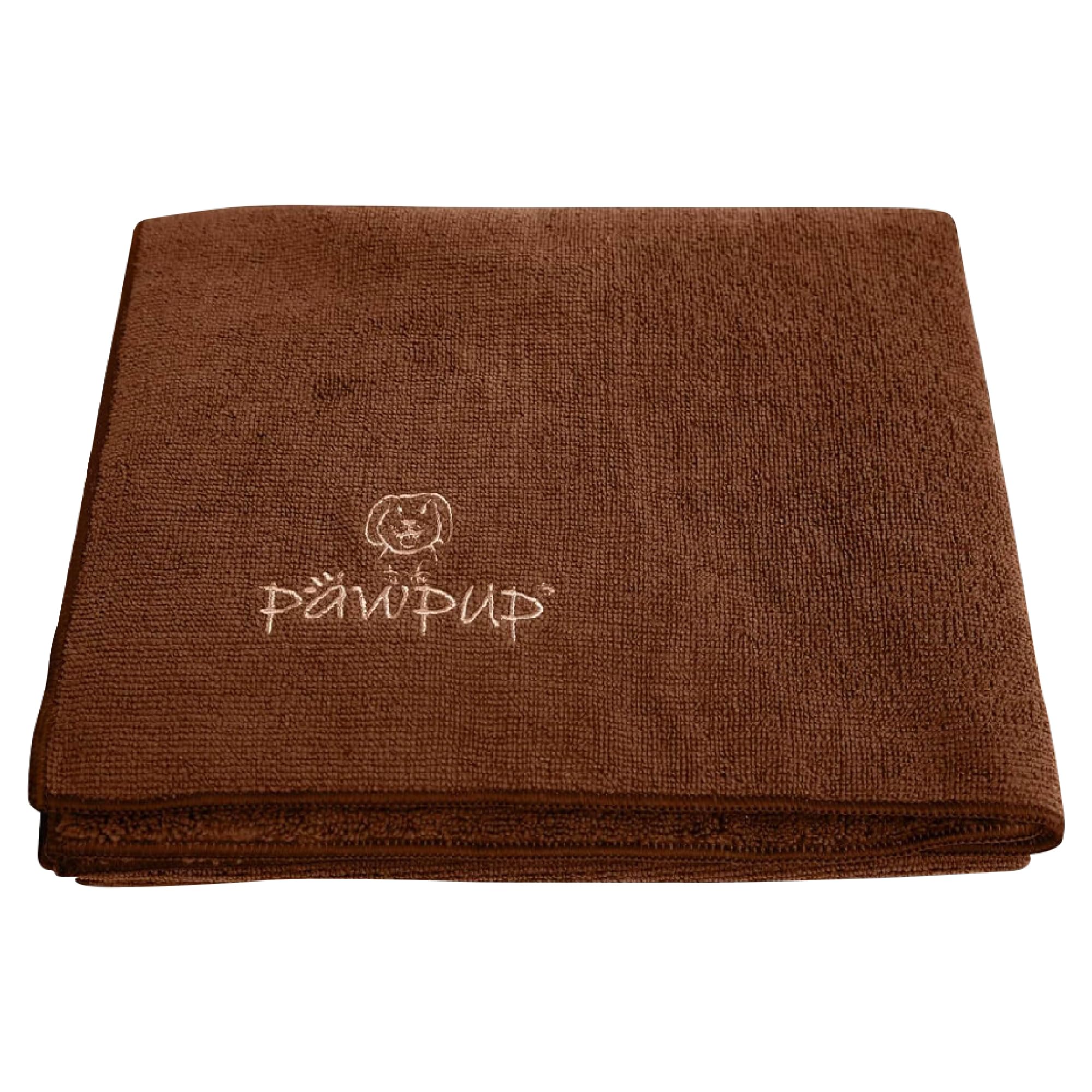 PAWPUP Dog Towel Super Absorbent 140x70cm Microfibre Pet Towel for Dogs Cats and other Pets (Brown) — image 1