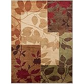 Home Dynamix Tribeca Amelia Contemporary Modern Geometric Area Rug 6'7"x9'10" Beige Brown