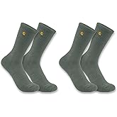 Carhartt Men's SC2252M Force® Midweight Crew Sock 2-Pack