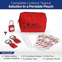 BRADY Electrical Lockout Tagout Kit with