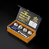 NOBLESIP® Whiskey Chilling Golf Steel Balls 𝗣𝗥𝗘𝗠𝗜𝗨𝗠 ice Set. Easily chill Your Bourbon, Drinks, Cocktails, Beer, Wine, with no Dilution, and no impurities. Golfer Valentine's Day Gift Box