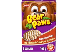 Bear Paws Cinnamon Bun Cookies - Soft Cookie Snack Packs, School Snacks, Made With Real Cinnamon, Proudly Canadian Company, P