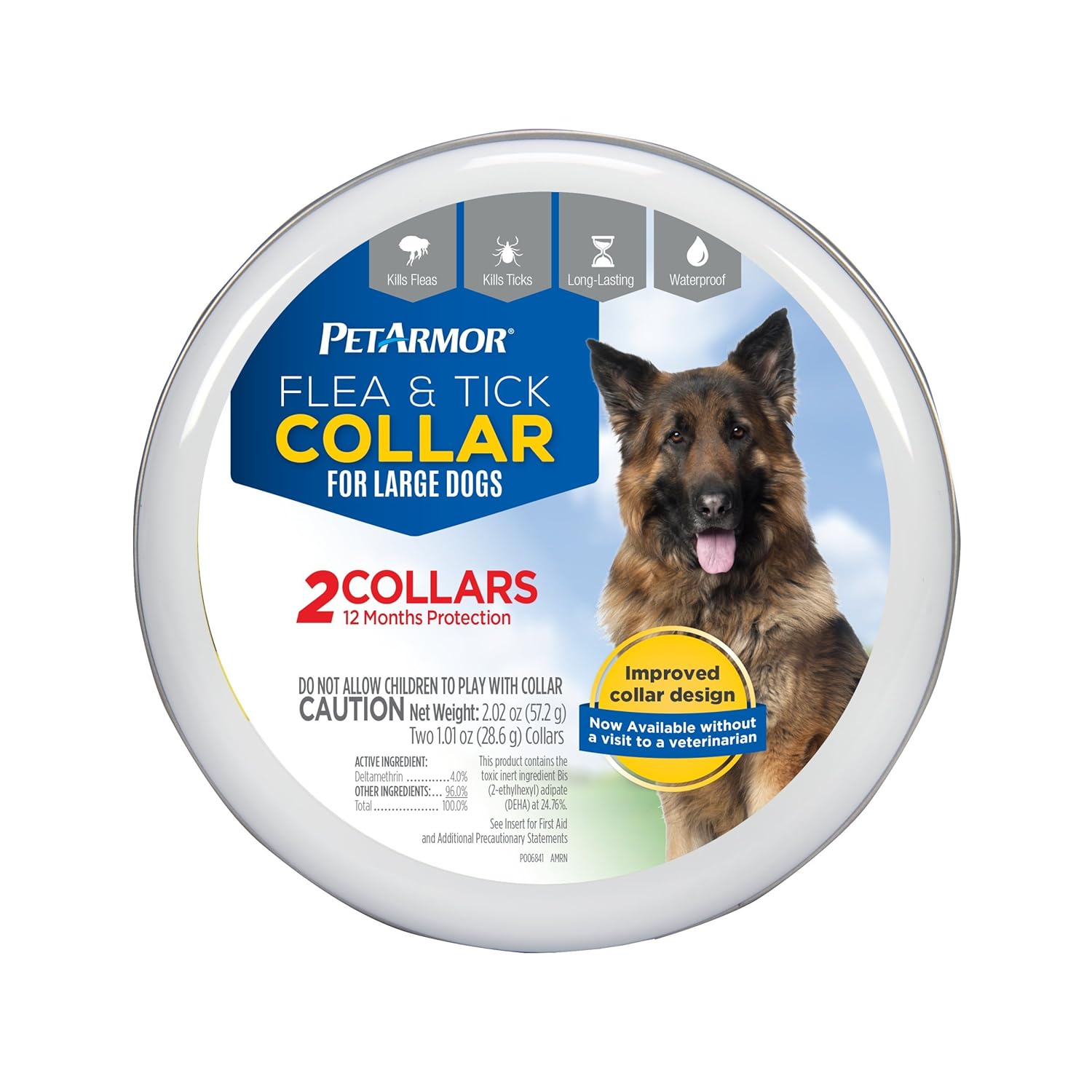 Reviews PETARMOR 2 Count Flea & Tick Collar for Dogs
