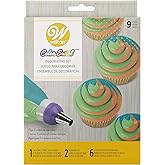Wilton Color Swirl, 3-Color Piping Bag Coupler, 9-Piece Cake Decorating Kit
