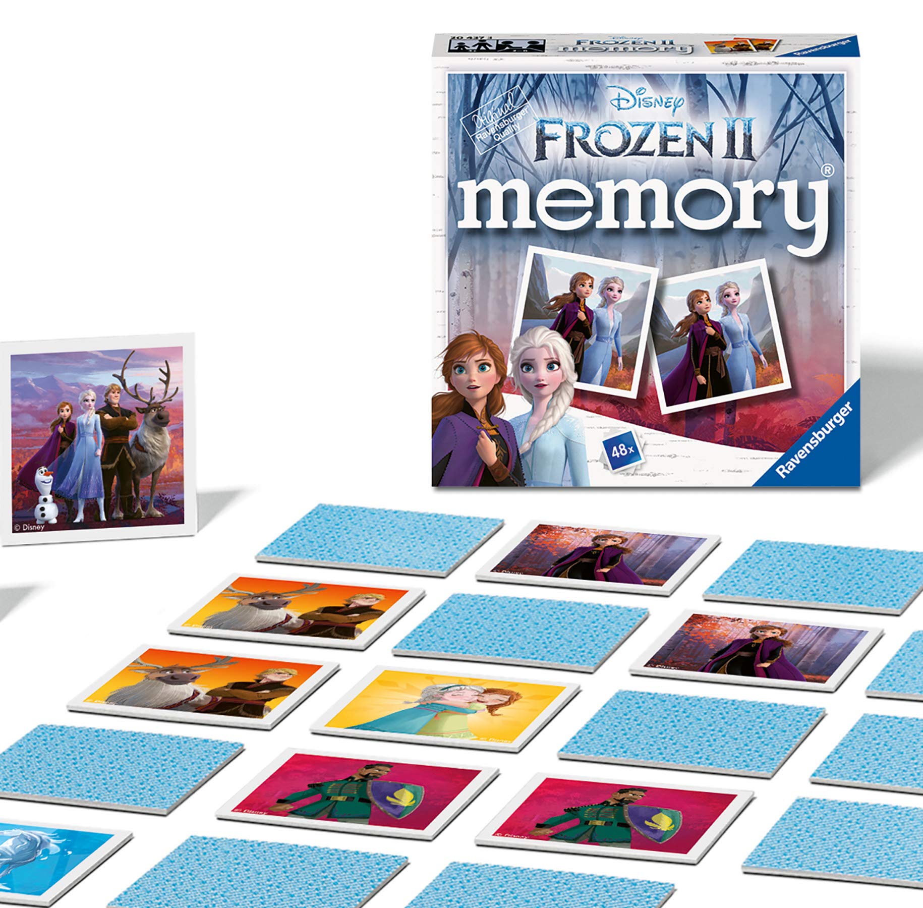 Ravensburger Disney Frozen 2 Mini Memory Matching Picture Snap Pairs Game For Kids Age 3 Years and Up