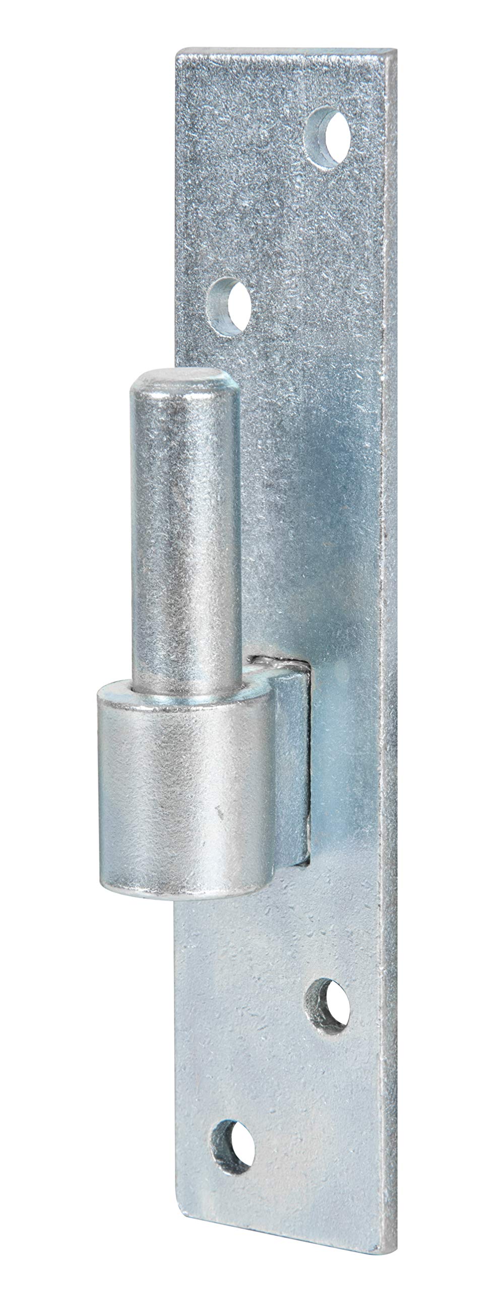Alberts 306816 Hinge on Plate | South German Shape with DI or DII Hooks | Blue Galvanised | Backset Diameter 16 mm | Plate 180 x 40 mm