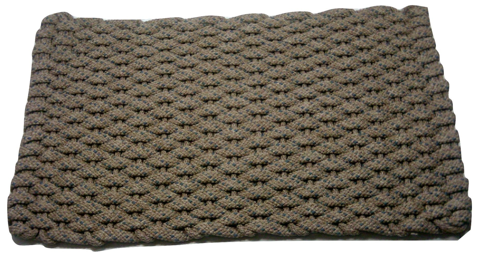 Rockport Rope Door Mats 2034371 Indoor Outdoor Doormats, 20" x 34", Tan