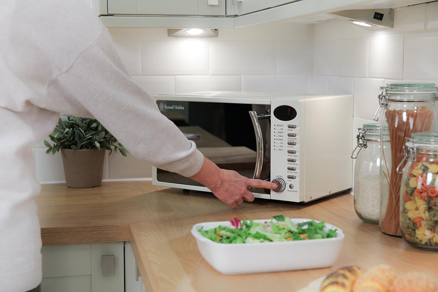 Russell Hobbs microondas Digitales, Simple de 17 litros, RHM1714CC ...