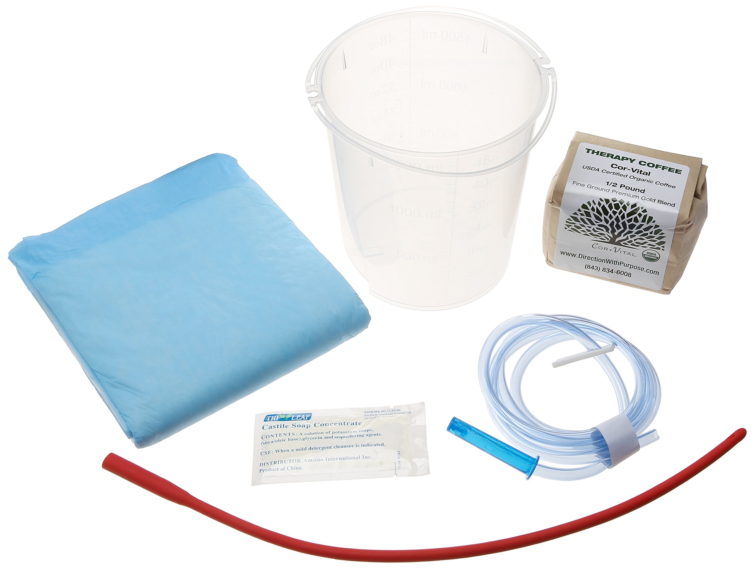 Enema - Best Coffee Enema Kit - "The Try It Now" - Gerson Approved - Includes.. 9 81n1OgNj7uL