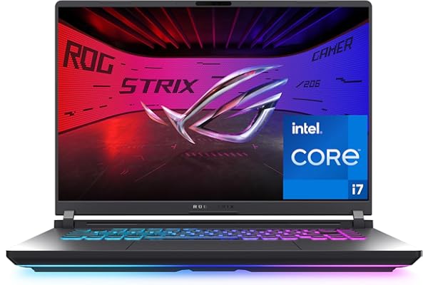 ASUS ROG Strix G16 (2025) Gaming Laptop, 16” FHD+ 16:10 165Hz/3ms Display, NVIDIA® GeForce RTX™ 5060 Laptop GPU, Intel® Core™ i7 Processor 14650HX, 16GB DDR5, 1TB Gen 4 SSD, Wi-Fi 7, Windows 11 Home