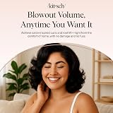 Kitsch Ceramic Thermal Hair Rollers Set 8pcs - 2in & 1.5in Black view 8