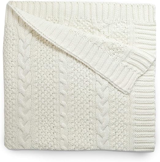 white receiving blankets