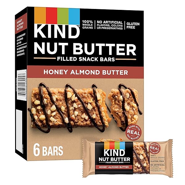 KIND NUT BUTTER FILLED, HONEY ALMOND BUTTER, 6CT