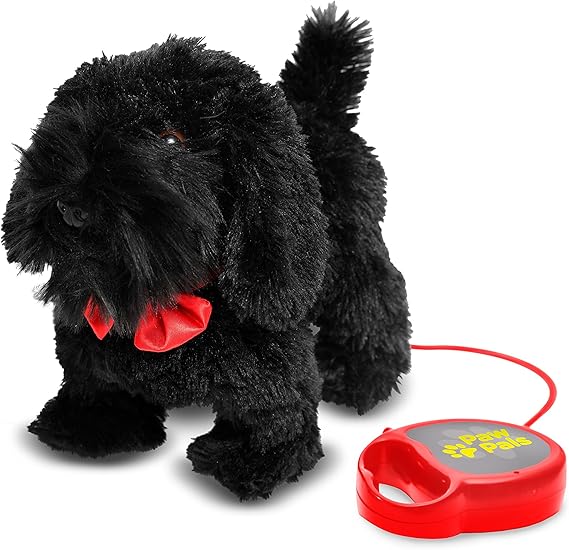 walking dog toy with control lead