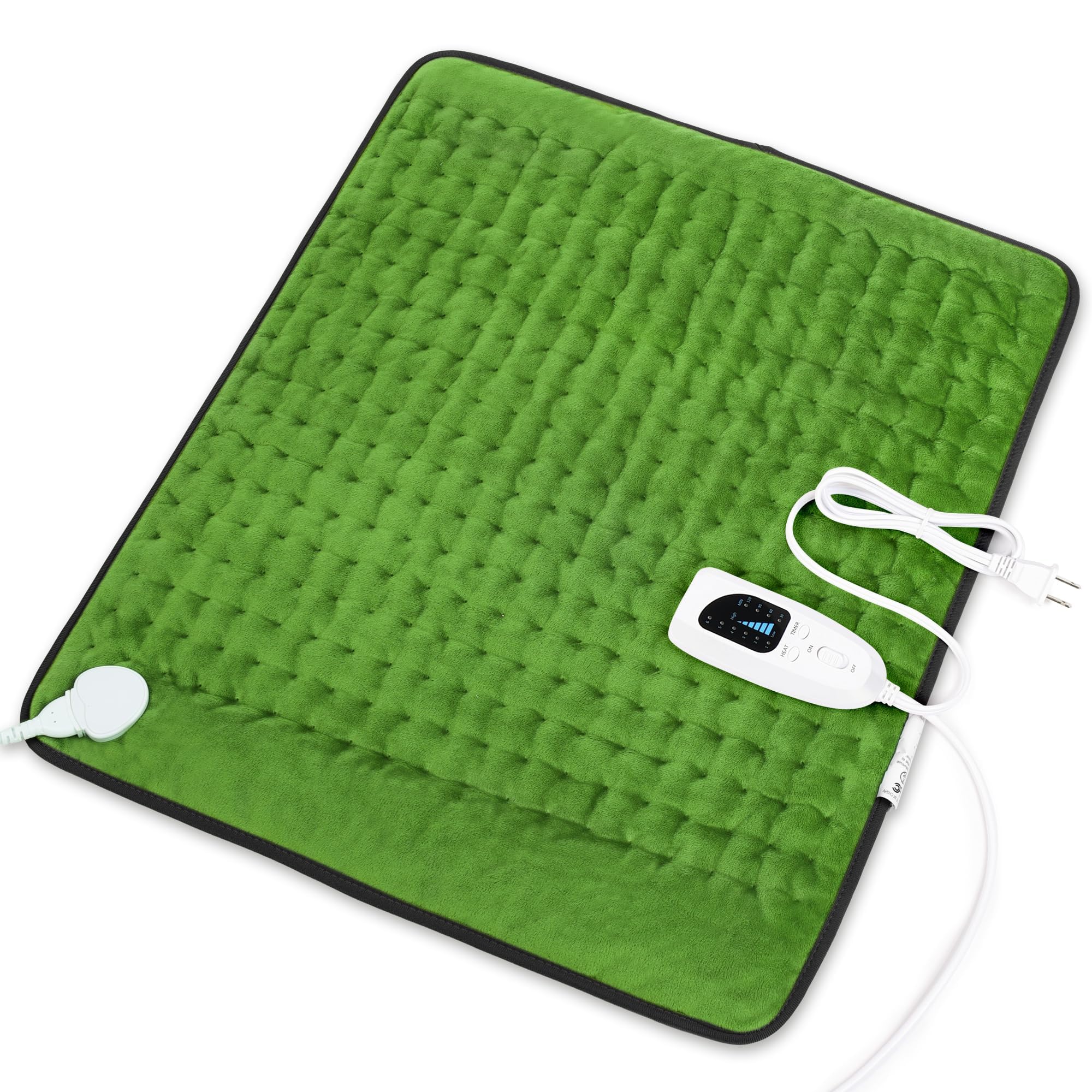 Photo 1 of **UNTESTED**
Deepsoon Heating Pad,Electric Heating Pads for Back,Neck,Moist Heating Pad for Abdomen Shoulder Knee Legs,Dry/Moist Heat&Auto Shut Off,Mother's Day Birthday for Men and Women,Green Black,24x20 Inch