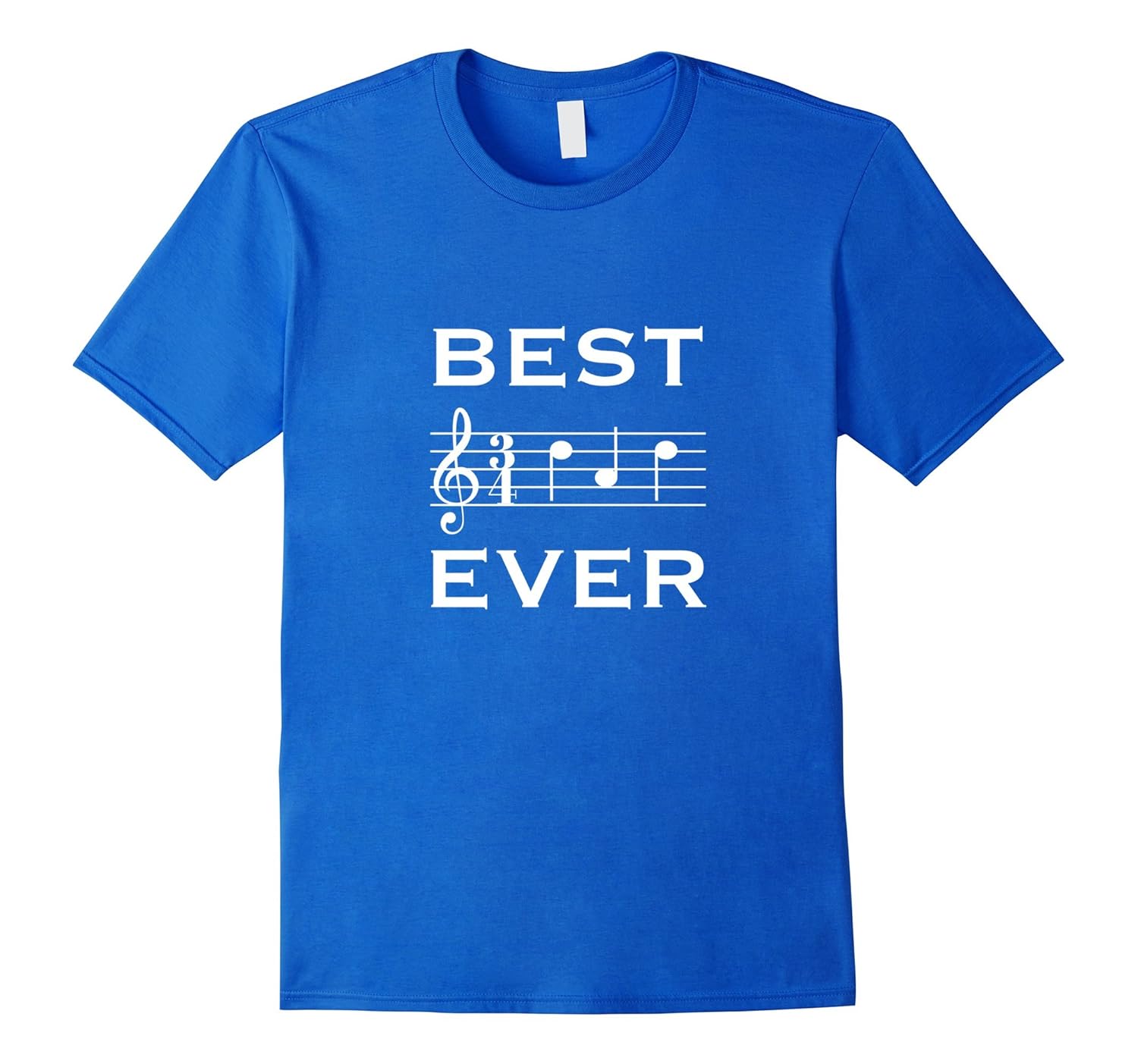 Mens Best Dad Ever T-Shirt Funny Music Note Fathers Gifts- TPT