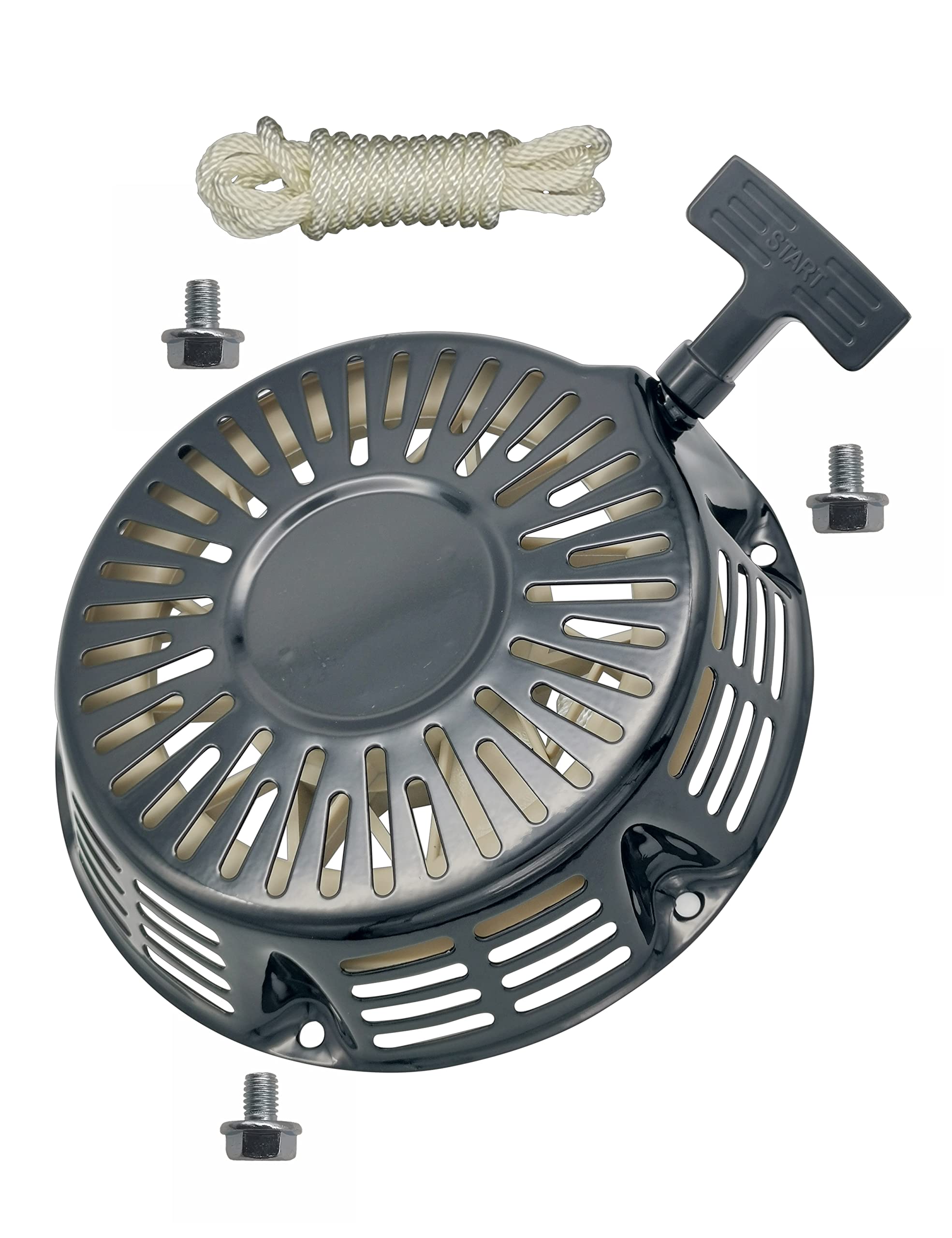 Photo 1 of YAMAKATO GX390 Recoil Pull Starter w/Pull Cord for 11hp 13hp Honda and Clones GX340 GX610 GX620 Champion 420cc 439cc 459cc 389cc 338cc Black 28400-ZE3-W01ZA