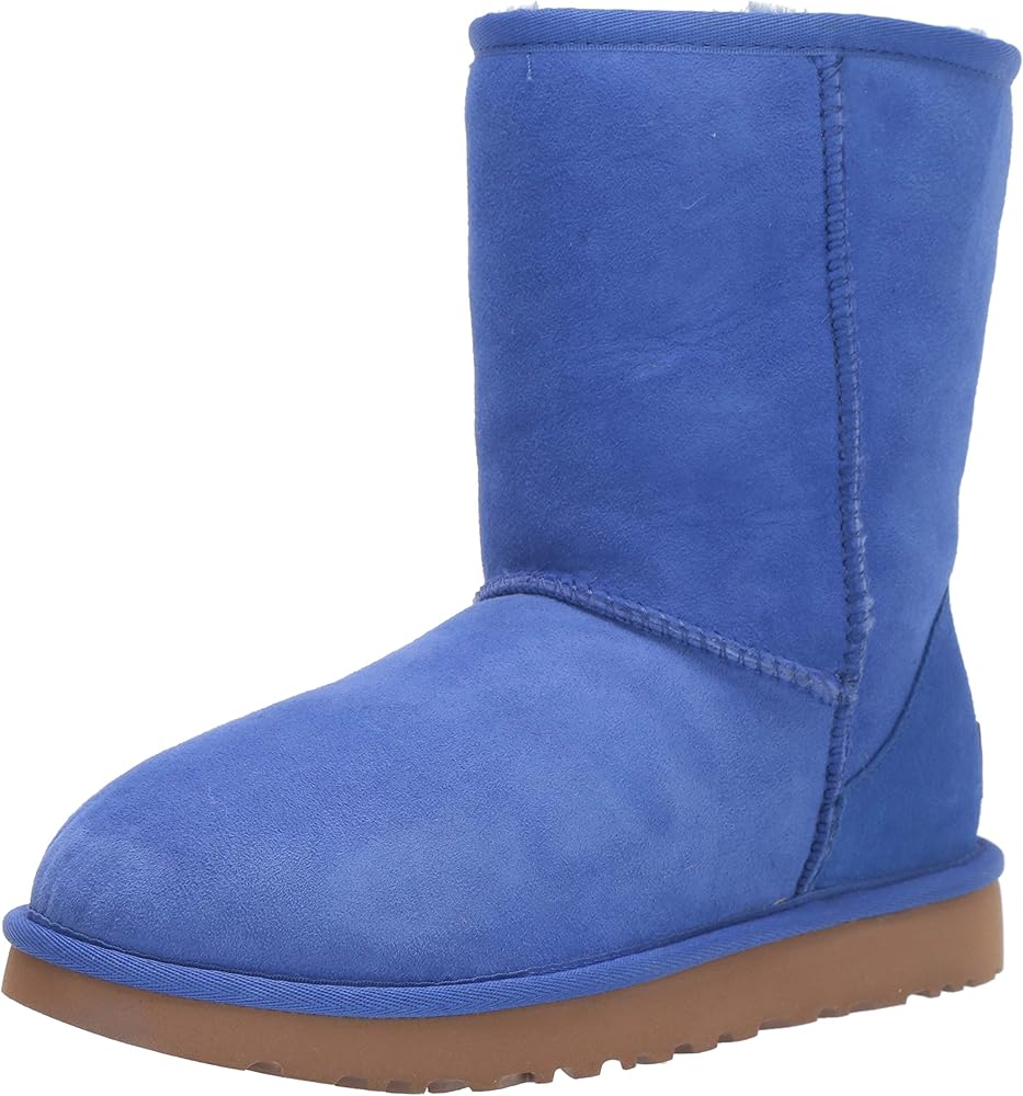 blue leather ugg boots