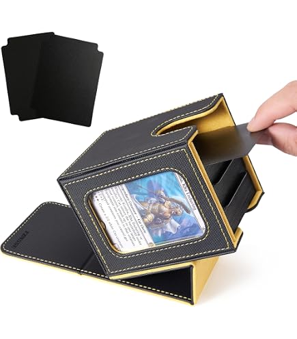 Mage Tech Commander Deck Box Lite – Boîte à Cartes Avec Mini Porte-Cartes Et Couvercle Amovible, Pour Plus De 100 Cartes