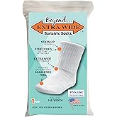 Bariatric Socks - Made in USA, for Extreme Lymphedema Calf stretches to 30 inches