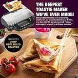 Andrew James Deep Fill 4 Slice Toasted Sandwich Maker 900W view 2
