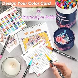 Caliart 72 Colors Dual Tip Art Markers for Adult
