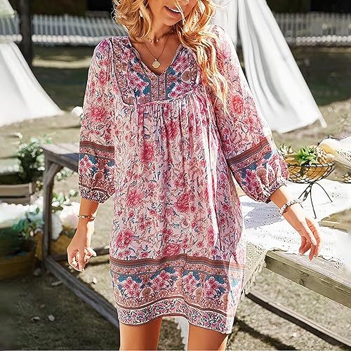 Beach Dresses for Women 2023 Plus Size Boho Dress Party Casual