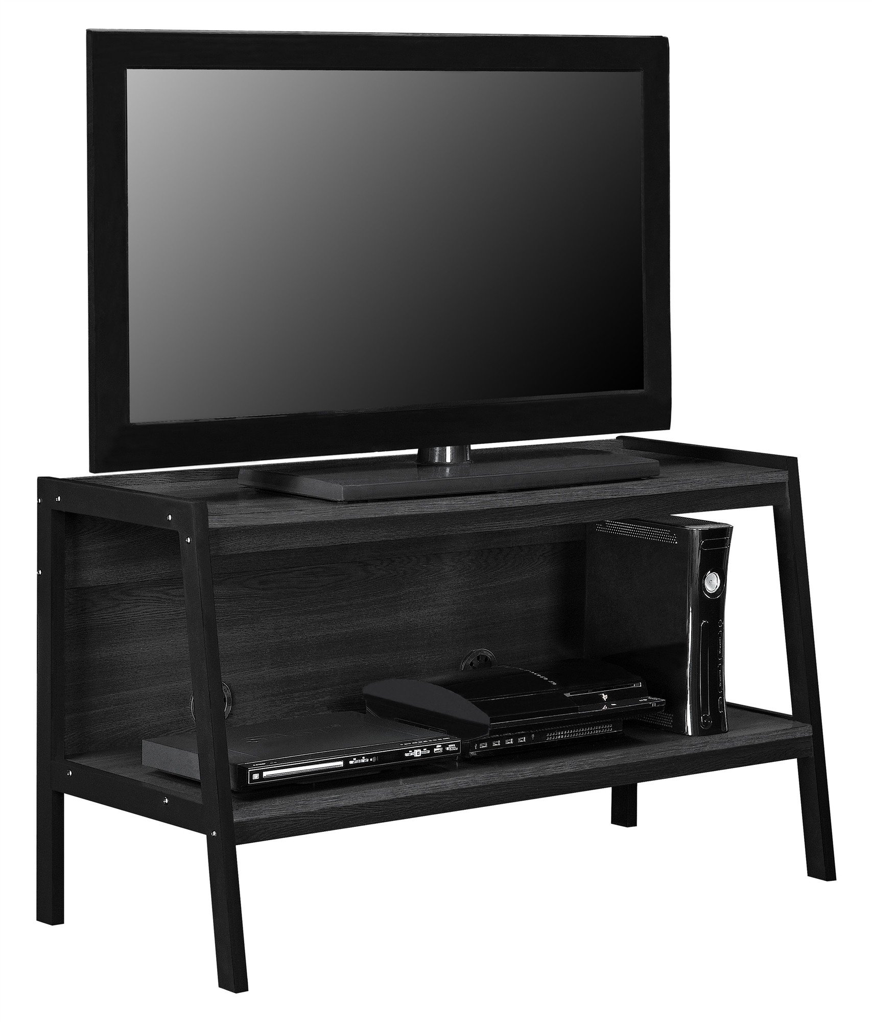 Ameriwood Home Lawrence 45" Ladder TV Stand, Black eBay