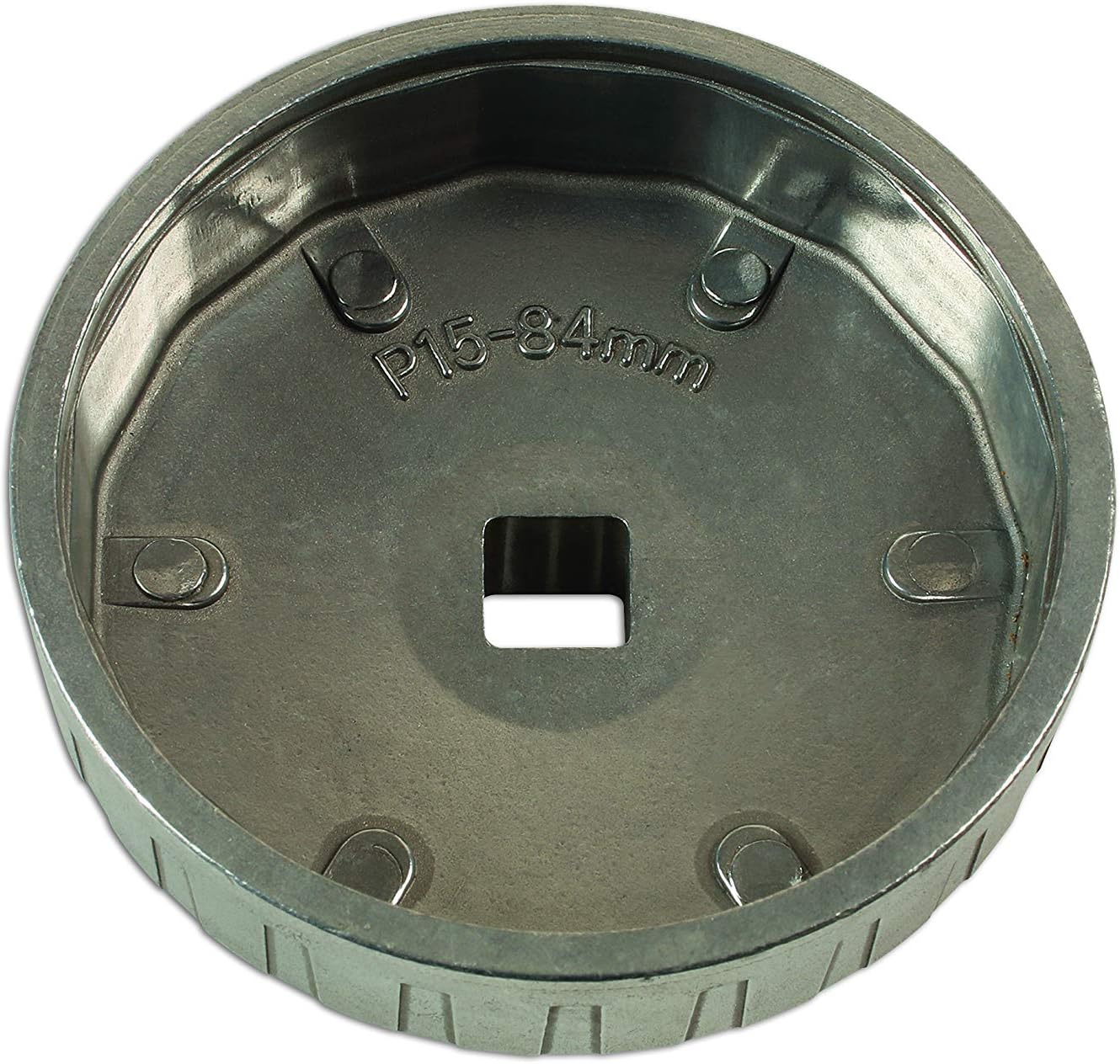 Laser 7259 Oil Filter Wrench 1/2"D - 84mm x 15 Flutes, Silver - Image 4