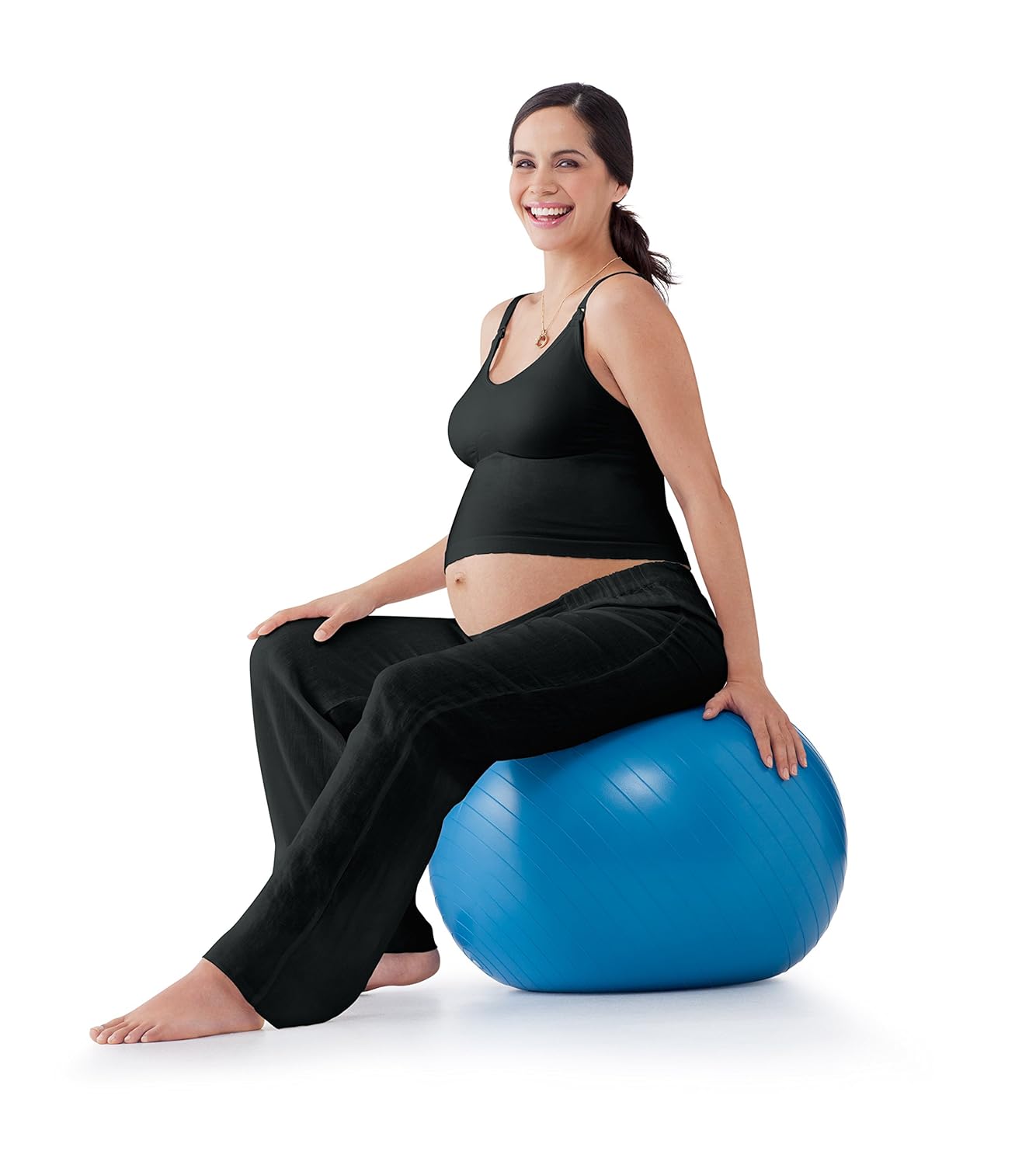 Medela Maternity and Nursing Tank Top, Non Wire and Seamless, Comfort and Convenience for Breastfeeding, Size Small/Medium, Black: Baby