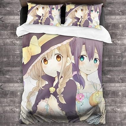 Amazon 安達としまむら 2 布団カバーセット高密度 オシャレ ト ベッ 薄くて柔らかい 良い戻り粘度 豊かな色彩 シンプルベッドの上の 布団カバー 3点セット セッ肌に優しい 寝具カバーセット オンライン通販