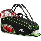 MATEIN Tennis Bag 6 Rackets, Large Racket Bag with Shoe Compartment, Cooler | Extra Large, Protective, Convertible, Removeable Shoulder Strap, Insulated Cooler Pocket, Water Resistant, Men Tournament Use