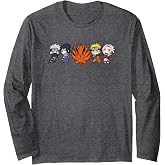 Naruto Shippuden 5 Chibi Group Anime Long Sleeve T-Shirt