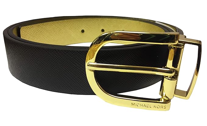 michael kors belt womens yellow