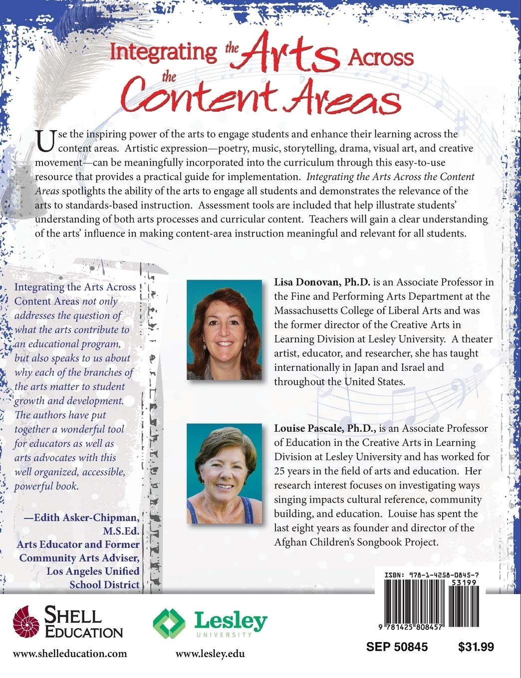 Integrating the Arts Across the Content Areas (Strategies to Integrate the Arts Series) - Professional Development Teacher Resources - Arts-Based Classroom Activities to Motivate Students